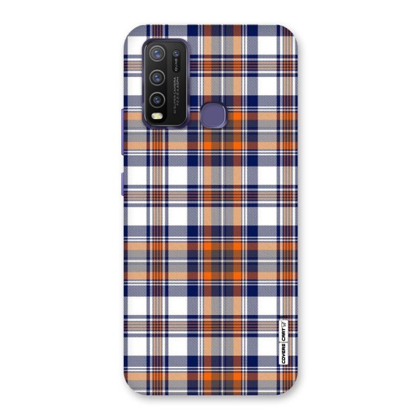 Shades Of Check Back Case for Vivo Y30