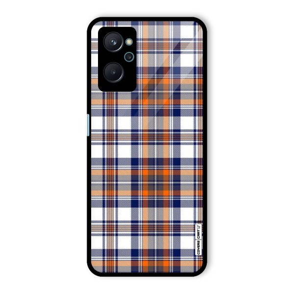 Shades Of Check Glass Back Case for Realme 9i