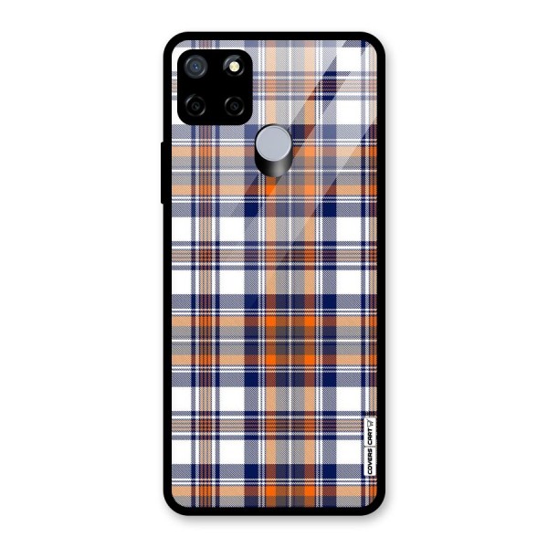 Shades Of Check Glass Back Case for Realme C15