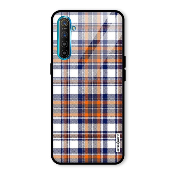 Shades Of Check Glass Back Case for Realme XT