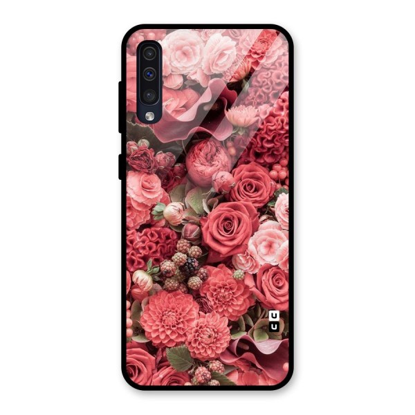 Shades Of Peach Glass Back Case for Galaxy A50s