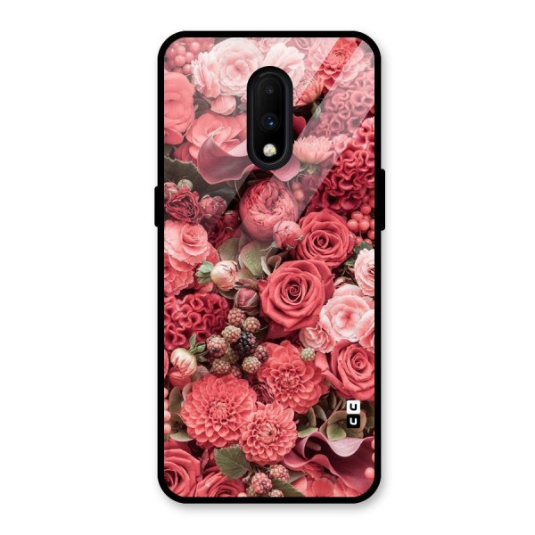 Shades Of Peach Glass Back Case for OnePlus 7