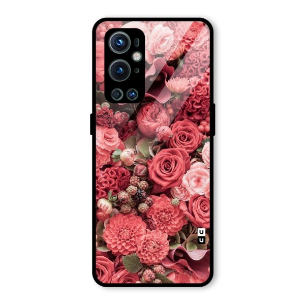 Shades Of Peach Glass Back Case for OnePlus 9 Pro