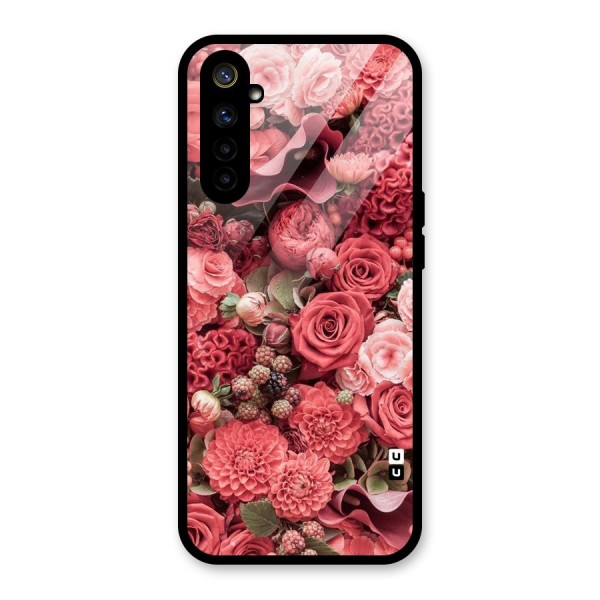 Shades Of Peach Glass Back Case for Realme 6