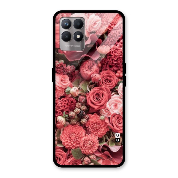 Shades Of Peach Glass Back Case for Realme 8i