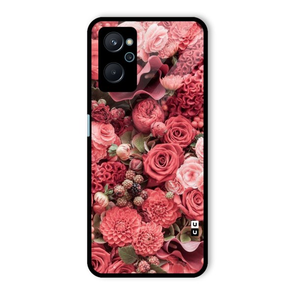 Shades Of Peach Glass Back Case for Realme 9i