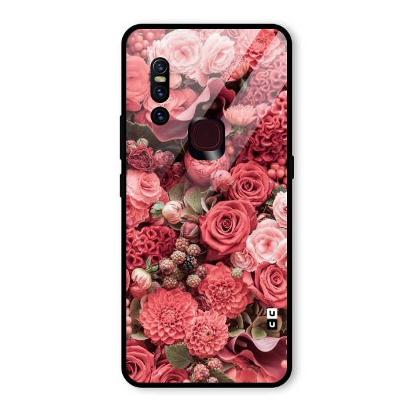 Shades Of Peach Glass Back Case for Vivo V15