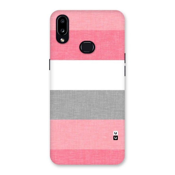 Shades Pink Stripes Back Case for Galaxy A10s