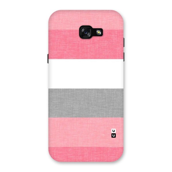 Shades Pink Stripes Back Case for Galaxy A7 (2017)