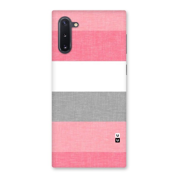 Shades Pink Stripes Back Case for Galaxy Note 10