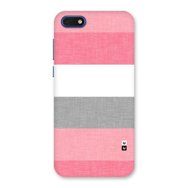 Shades Pink Stripes Back Case for Honor 7s