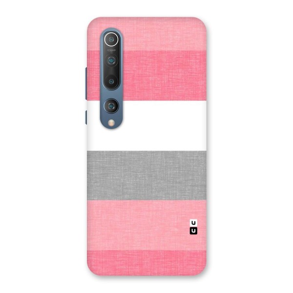 Shades Pink Stripes Back Case for Mi 10