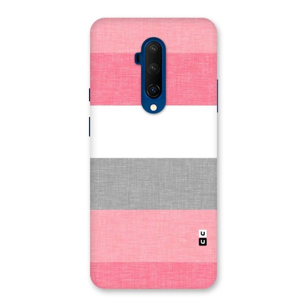 Shades Pink Stripes Back Case for OnePlus 7T Pro