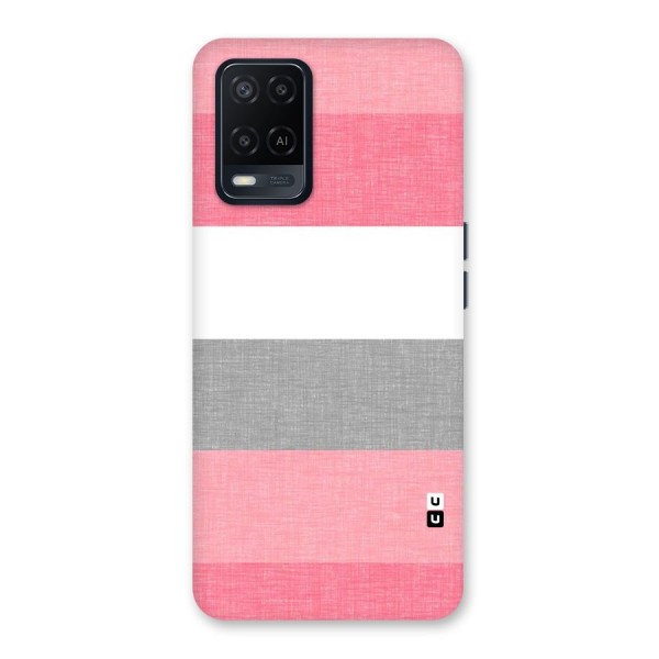 Shades Pink Stripes Back Case for Oppo A54