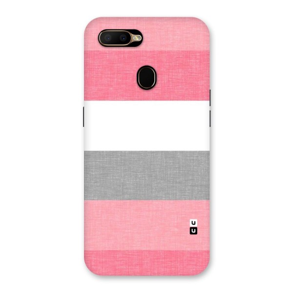 Shades Pink Stripes Back Case for Oppo A5s