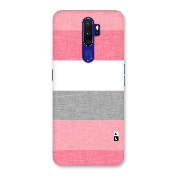 Shades Pink Stripes Back Case for Oppo A9 (2020)