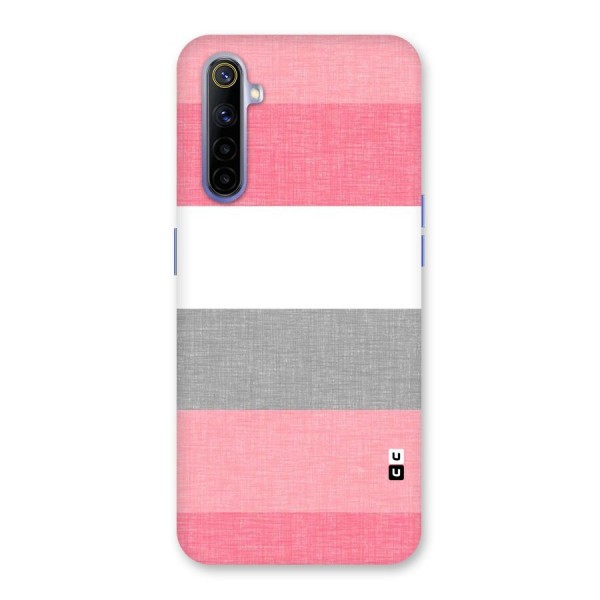 Shades Pink Stripes Back Case for Realme 6i