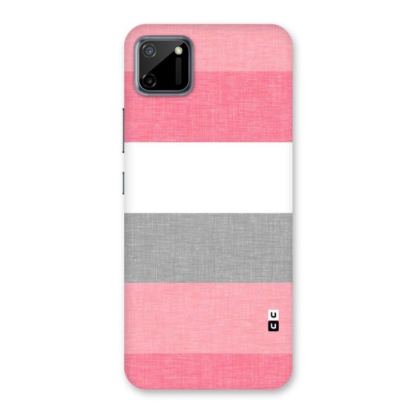 Shades Pink Stripes Back Case for Realme C11