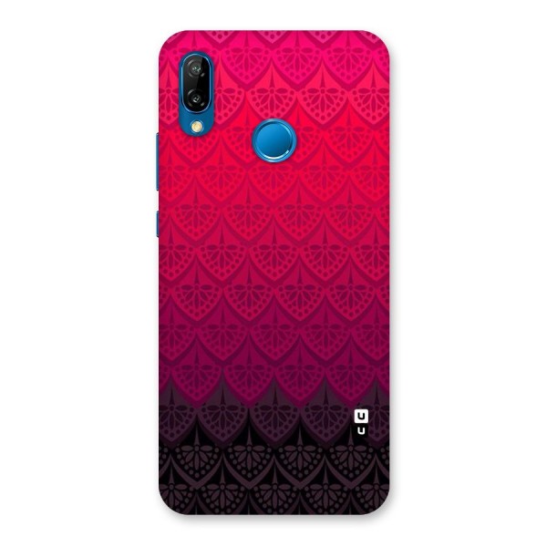 Shades Red Design Back Case for Huawei P20 Lite