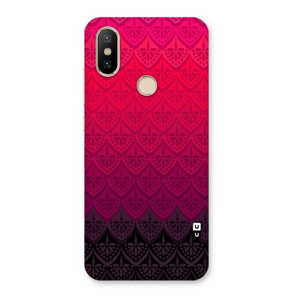 Shades Red Design Back Case for Mi A2