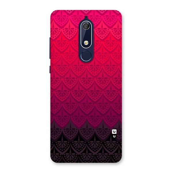 Shades Red Design Back Case for Nokia 5.1