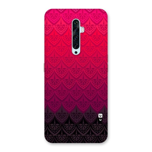 Shades Red Design Back Case for Oppo Reno2 F