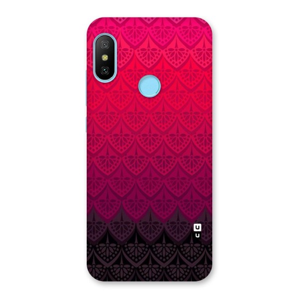 Shades Red Design Back Case for Redmi 6 Pro