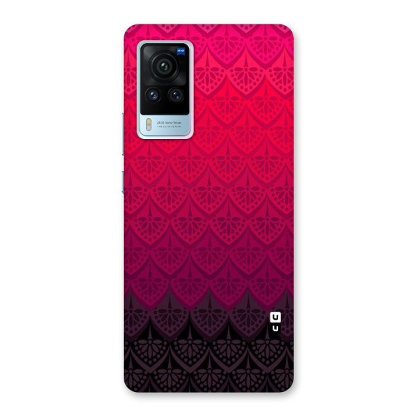 Shades Red Design Back Case for Vivo X60 Pro