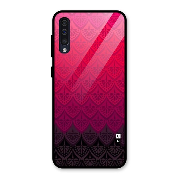 Shades Red Design Glass Back Case for Galaxy A50s