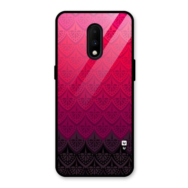 Shades Red Design Glass Back Case for OnePlus 7