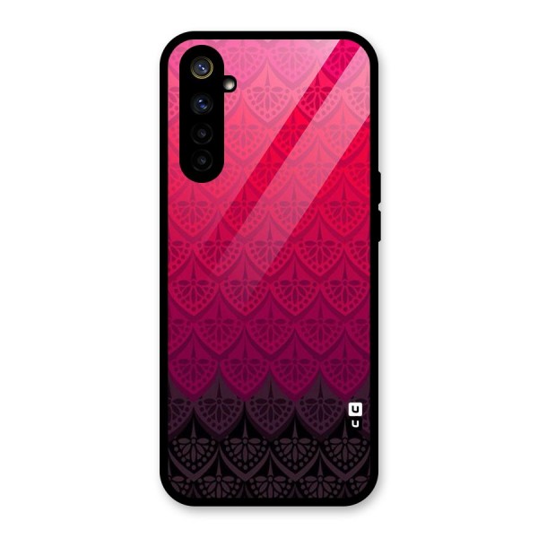 Shades Red Design Glass Back Case for Realme 6i