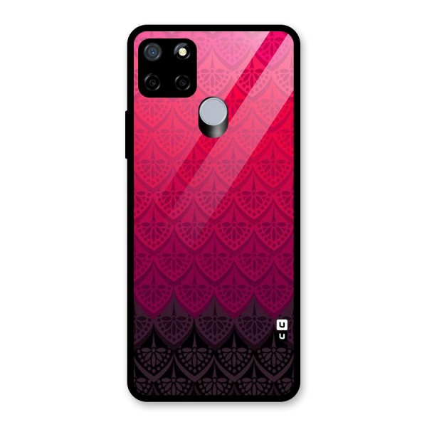 Shades Red Design Glass Back Case for Realme C12