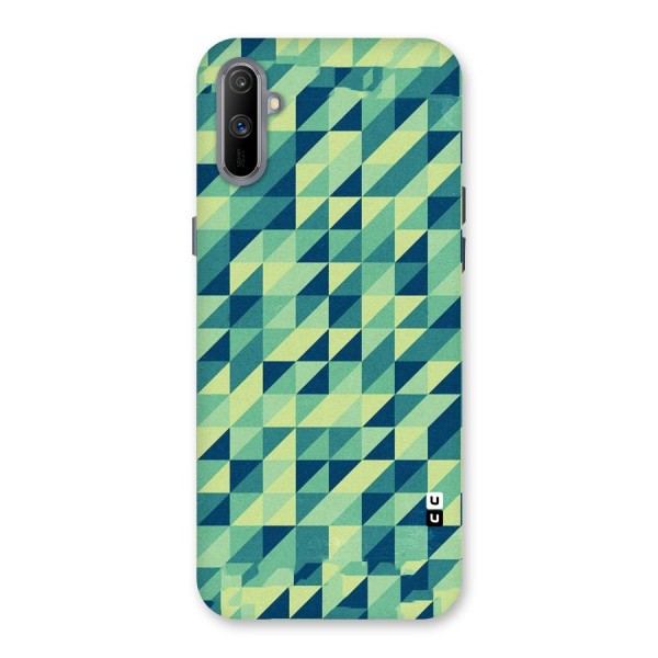 Shady Green Back Case for Realme C3