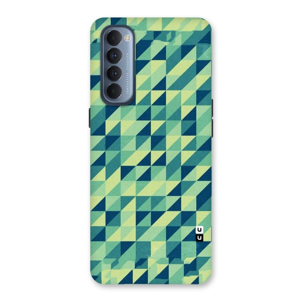 Shady Green Back Case for Reno4 Pro