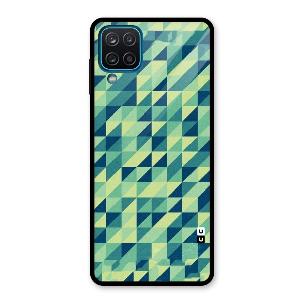 Shady Green Glass Back Case for Galaxy A12