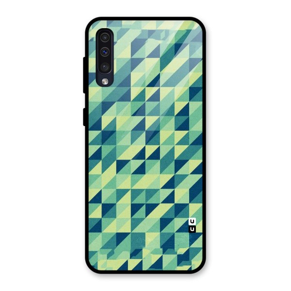 Shady Green Glass Back Case for Galaxy A50s