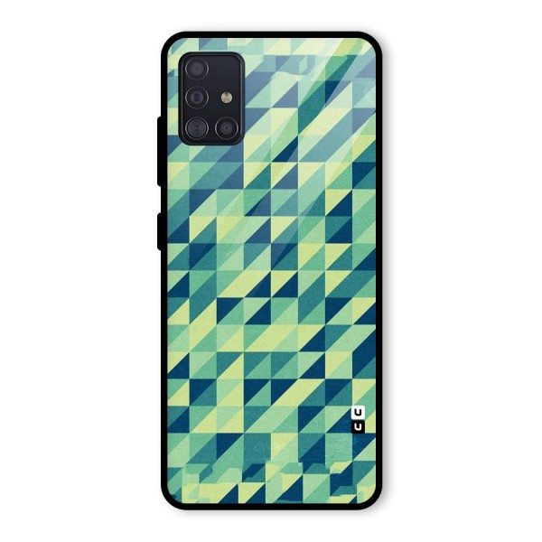 Shady Green Glass Back Case for Galaxy A51