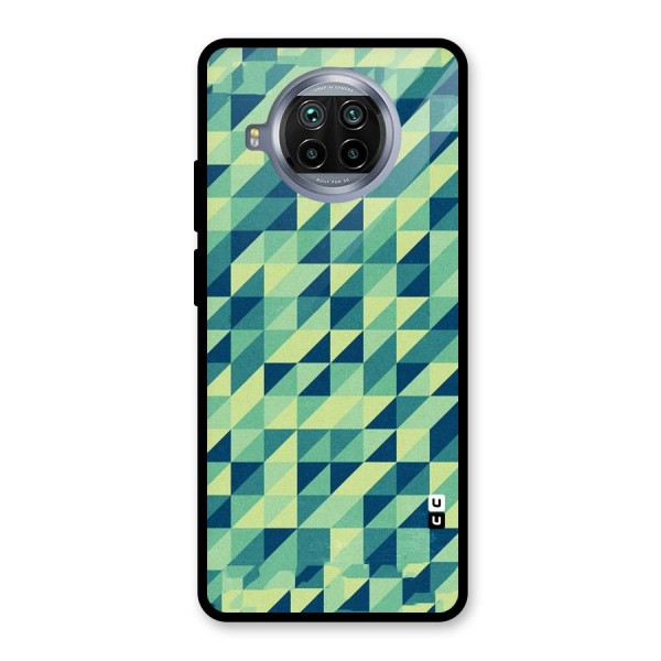 Shady Green Glass Back Case for Mi 10i