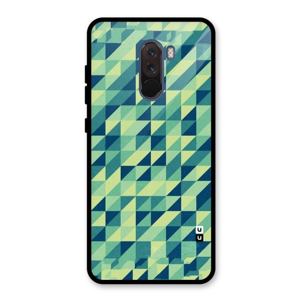 Shady Green Glass Back Case for Poco F1