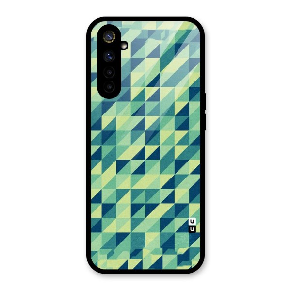 Shady Green Glass Back Case for Realme 6i