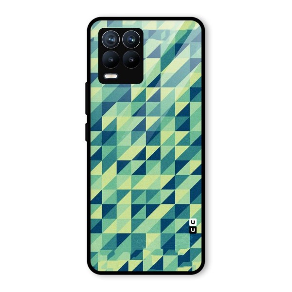 Shady Green Glass Back Case for Realme 8 Pro