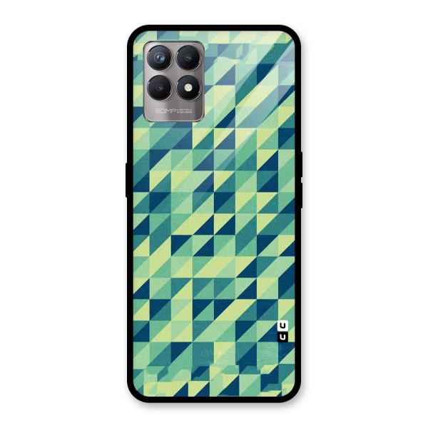 Shady Green Glass Back Case for Realme 8i