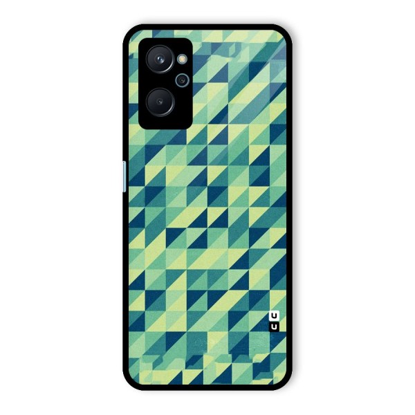 Shady Green Glass Back Case for Realme 9i