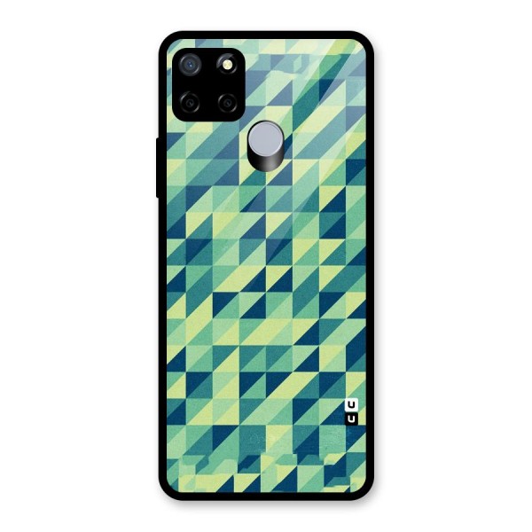 Shady Green Glass Back Case for Realme C15