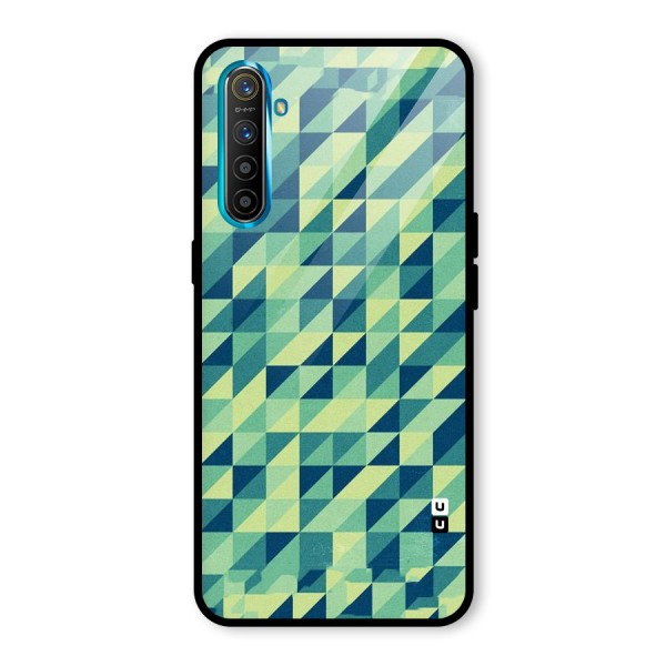 Shady Green Glass Back Case for Realme XT