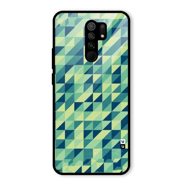 Shady Green Glass Back Case for Redmi 9 Prime