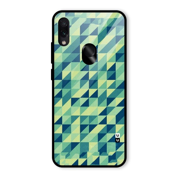 Shady Green Glass Back Case for Redmi Note 7