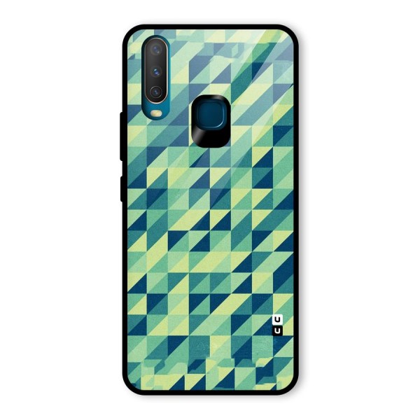 Shady Green Glass Back Case for Vivo Y12