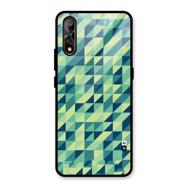 Shady Green Glass Back Case for Vivo Z1x