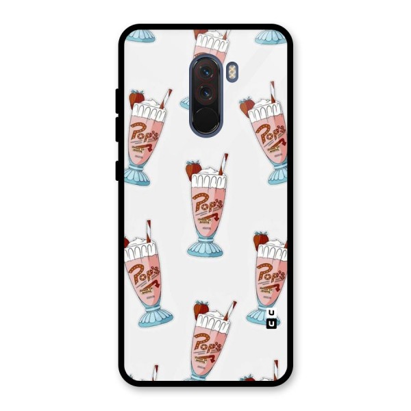 Shake Design Glass Back Case for Poco F1